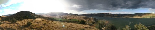 Panorama photo wyoming hills